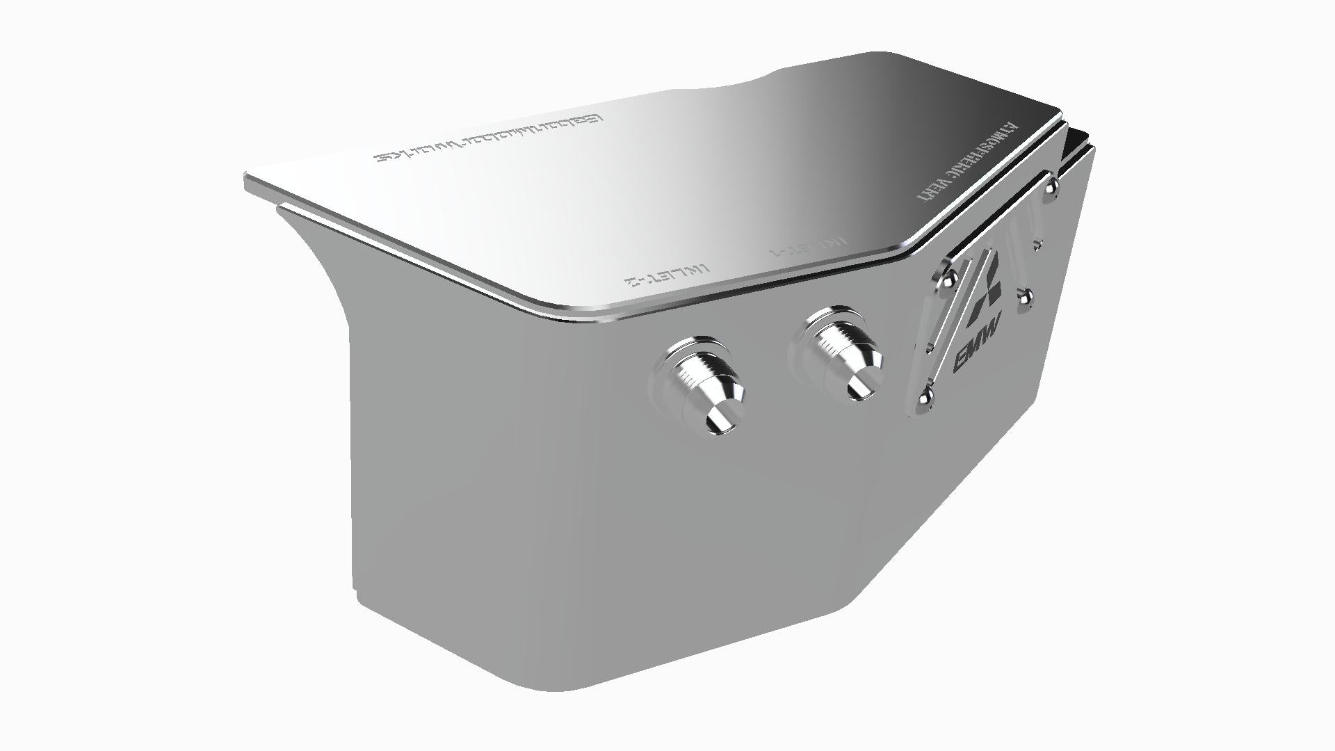 2G DSM Vented Oil Catch Can  ( Passenger Headlight Location )