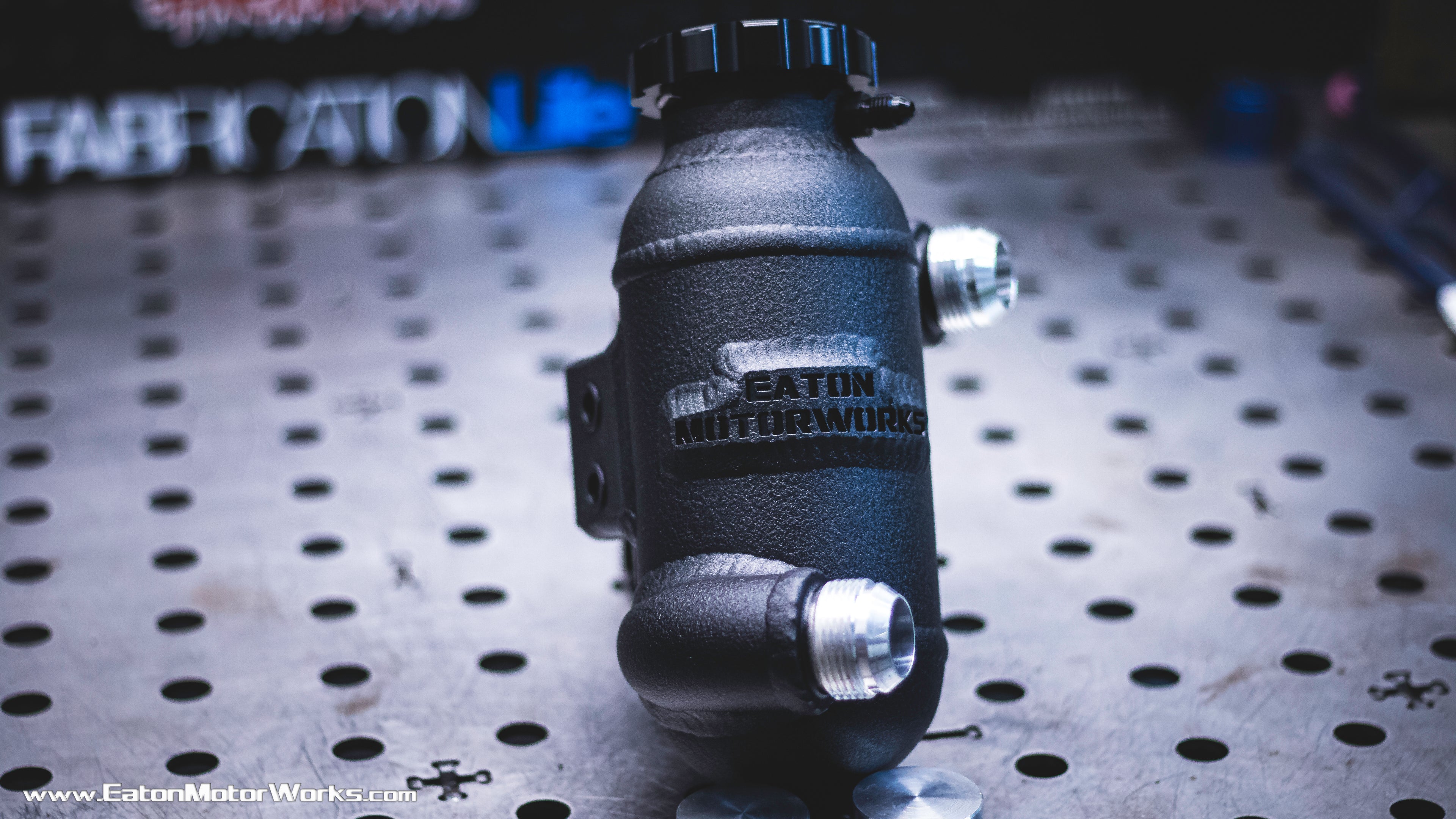 Remote mounted swirl pot