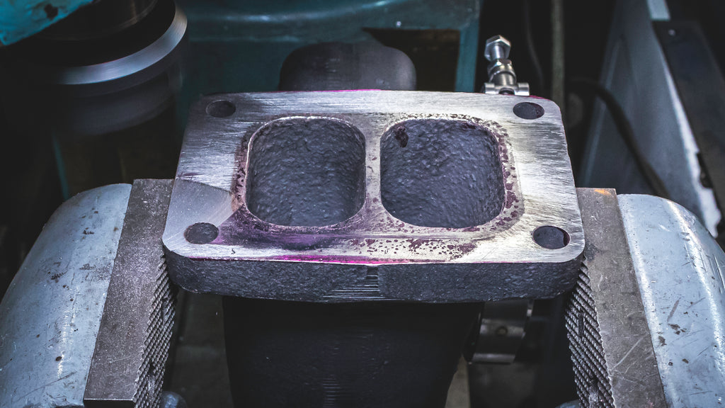 Turbine housing flange resurfacing