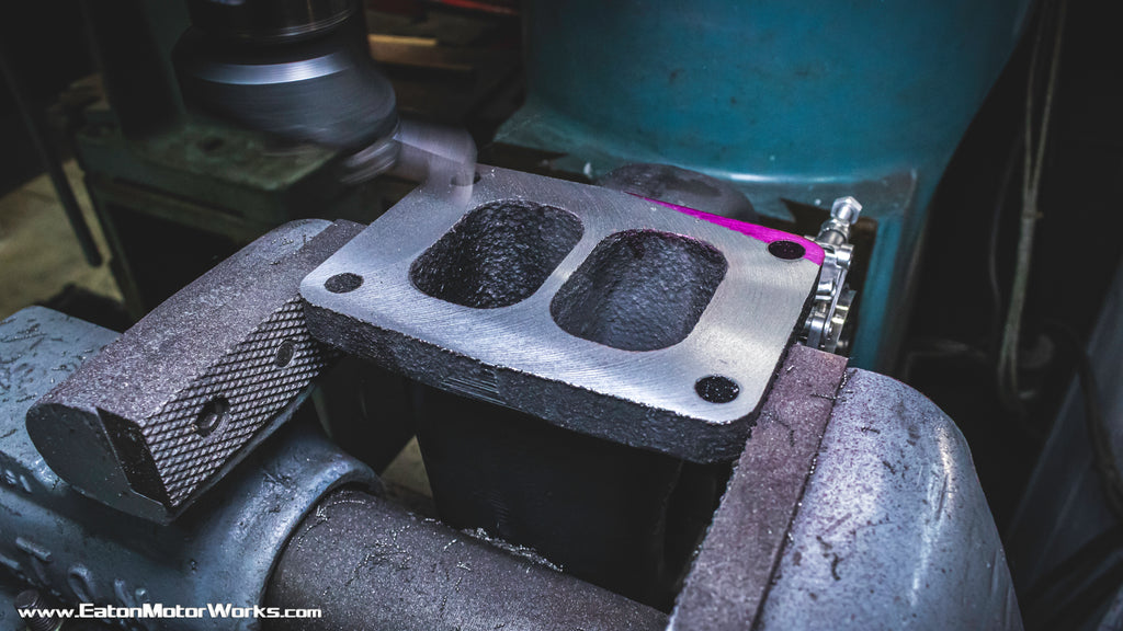 Turbine housing flange resurfacing