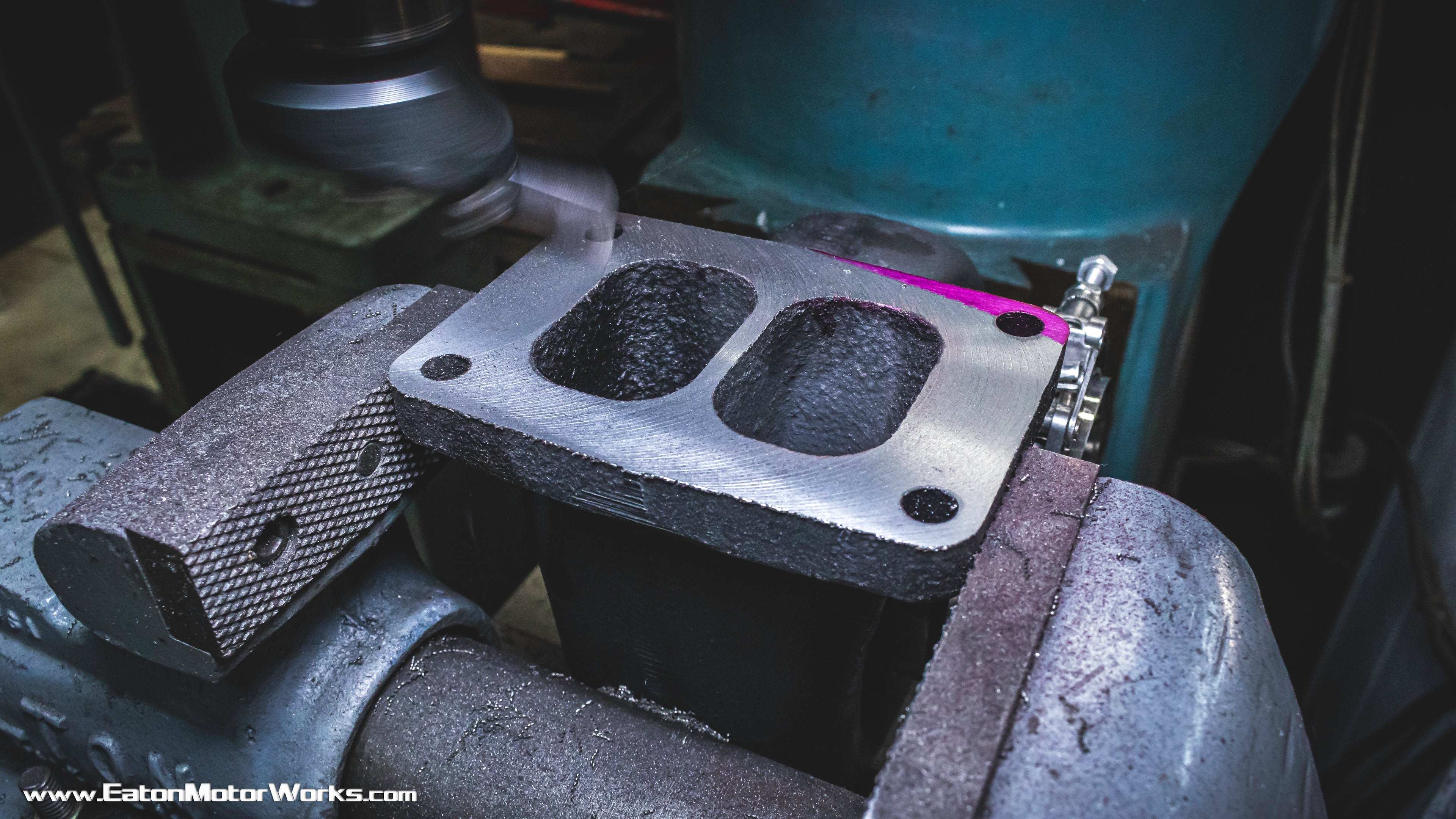 Turbine housing flange resurfacing